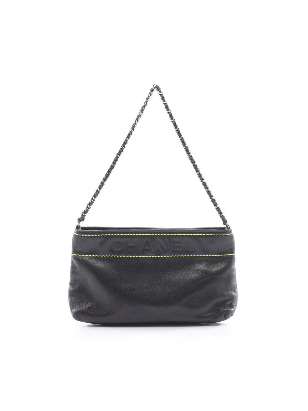Chanel Embossed Logo Chain Handbag #280850C14B
